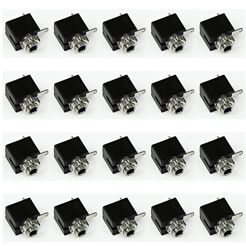 CESS 2.5mm TS Socket PCB Panel Mount for 2.5mm Audio Plug (20 Pack) - Image 2